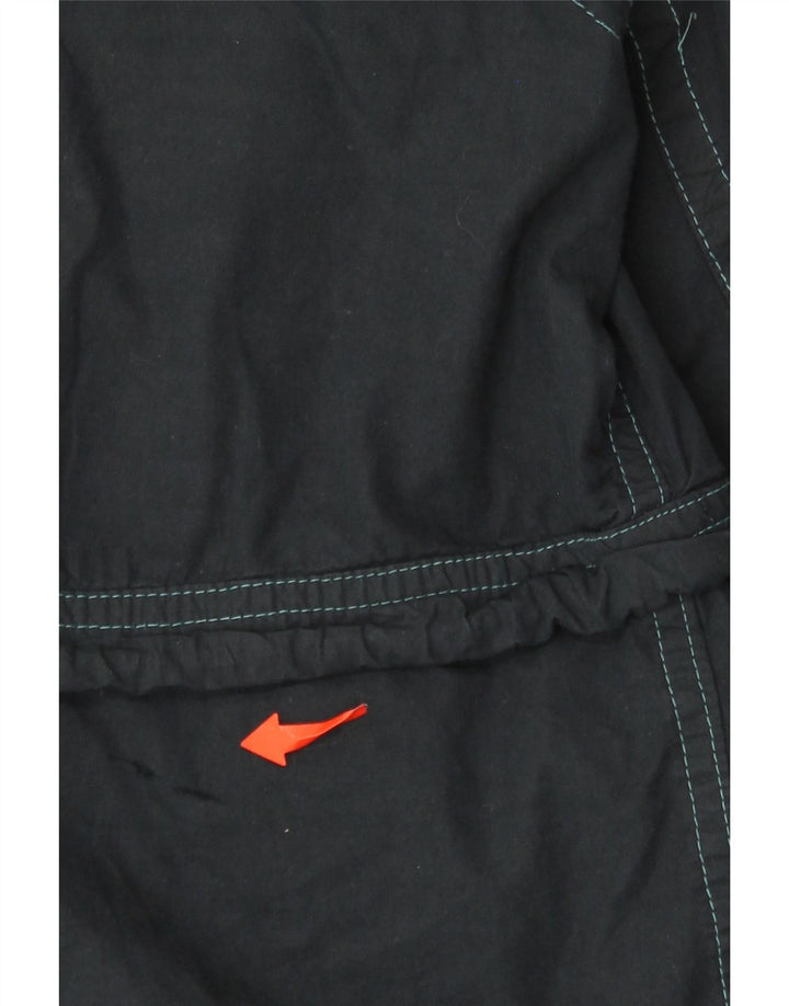 JAMES DILLON Veste utilitaire à capuche pour homme UK 40 Large Bleu Marine Coton