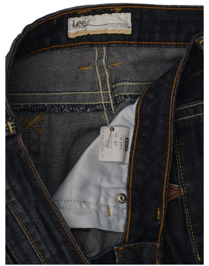LEE Jean Court Femme W31 L25 Bleu Coton