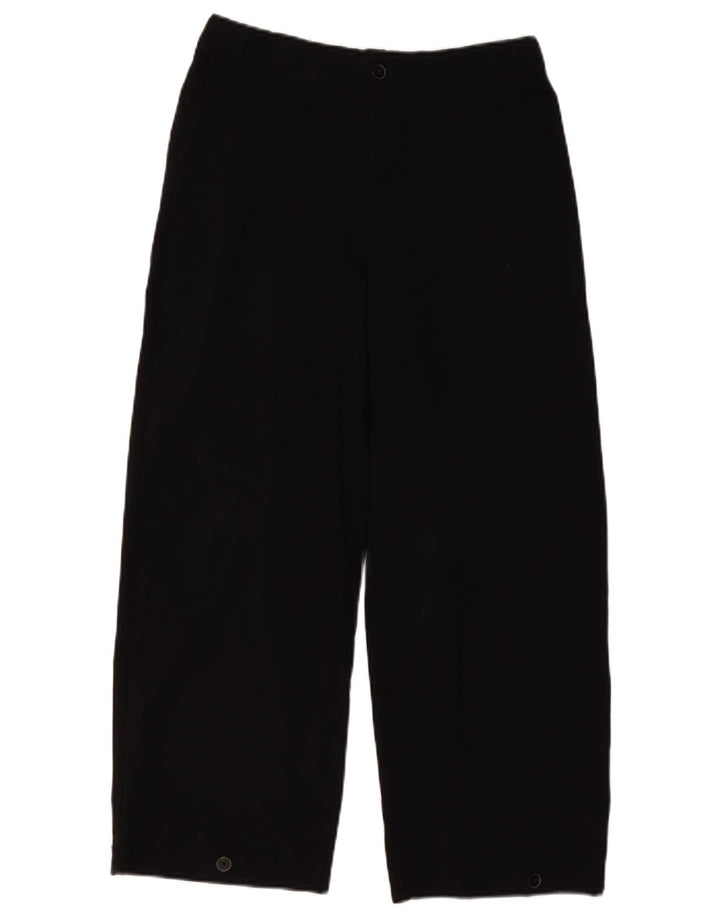 Pantalon Chino Large Femme ZARA Small W26 L26 Noir