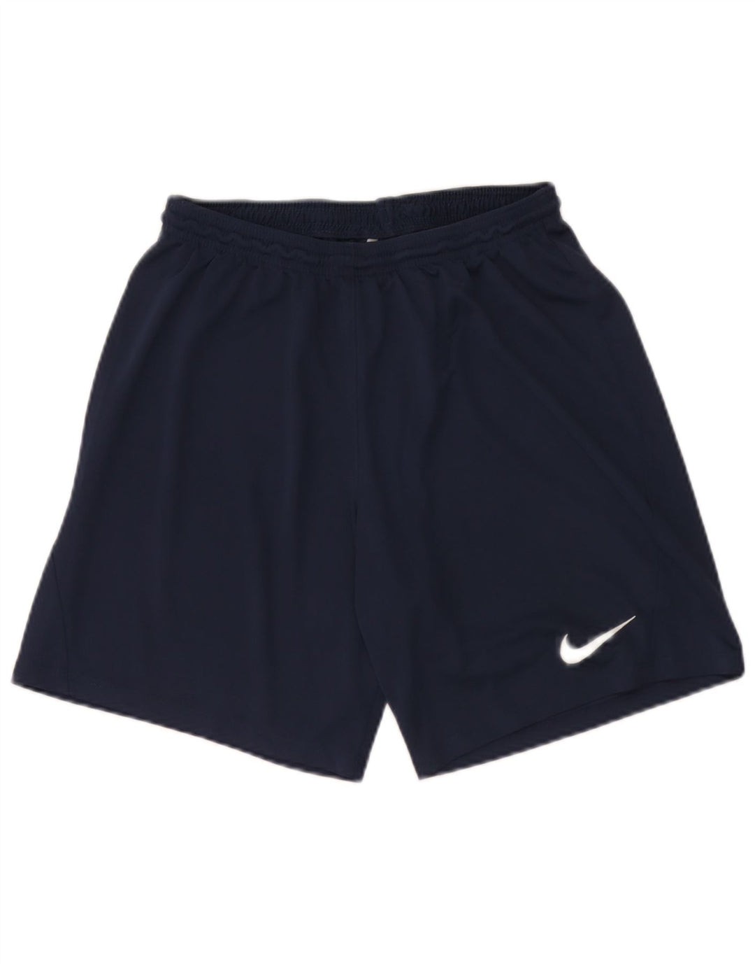 Nike Short de sport Dri Fit pour homme en polyester bleu marine Taille L