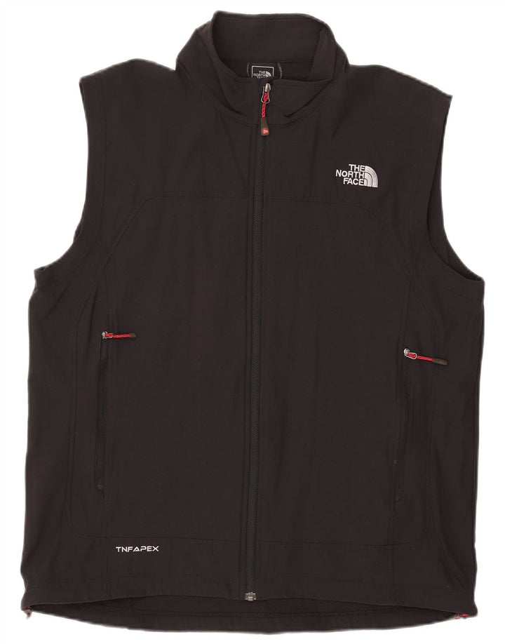 THE NORTH FACE Veste de survêtement sans manches pour homme XL en nylon noir