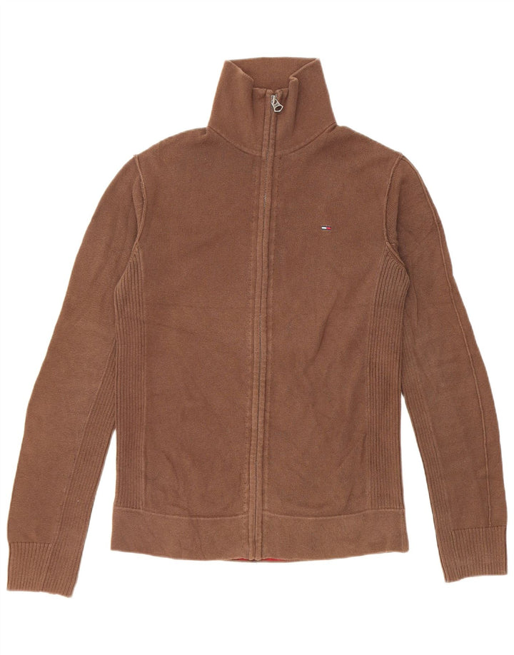 Tommy Hilfiger Pull Cardigan Homme Marron Moyen Coton