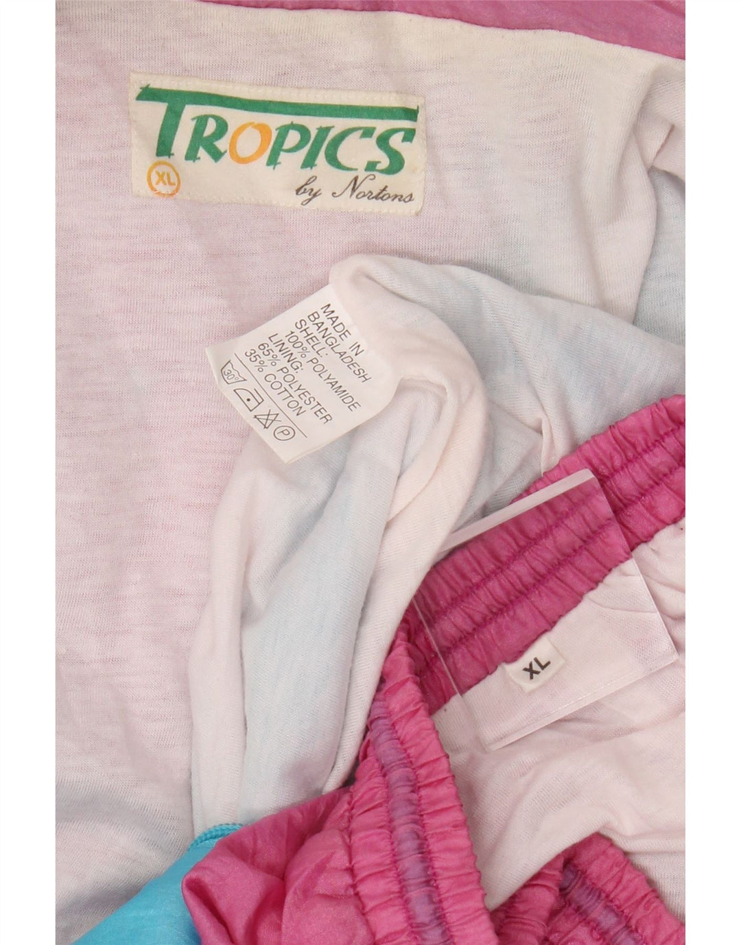 Nortons Survêtement Complet XL Homme Rose Colourblock Polyamide