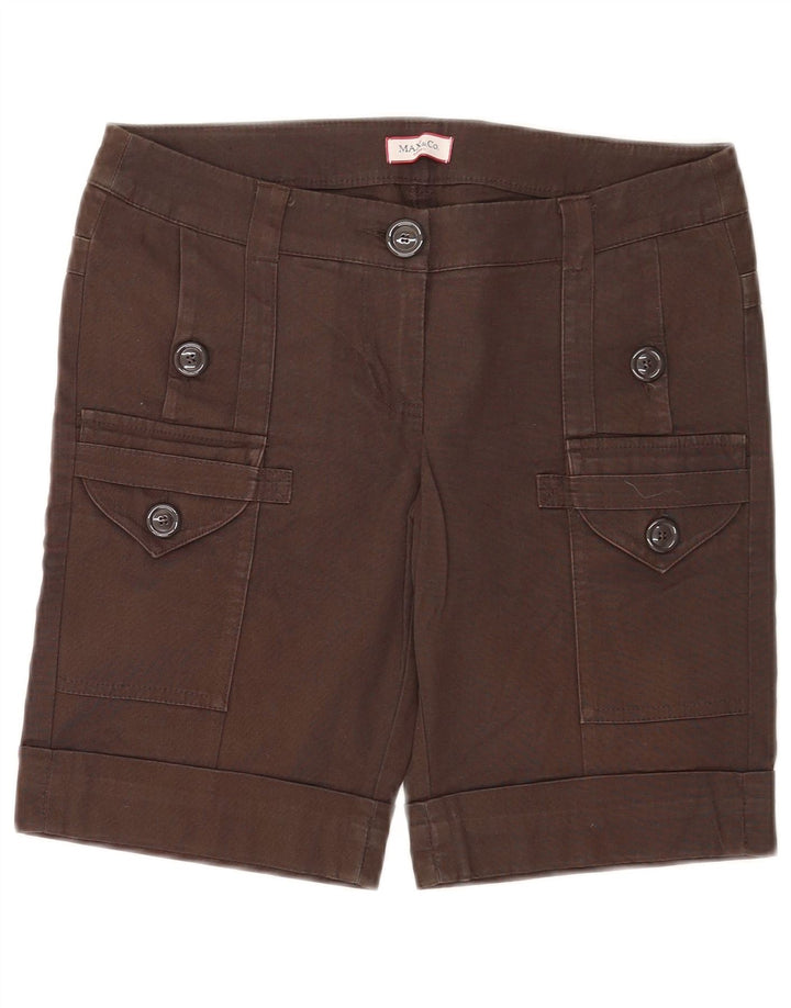 Max & Co. Short cargo pour femme UK 8 Small W29 Coton marron