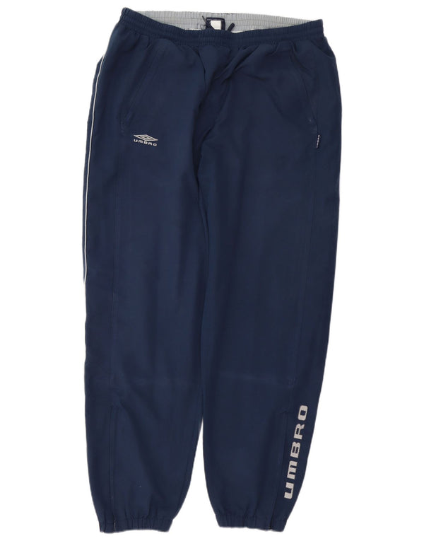 Umbro Pantalon de Survêtement Graphique Homme Joggers Large Bleu Marine Polyester