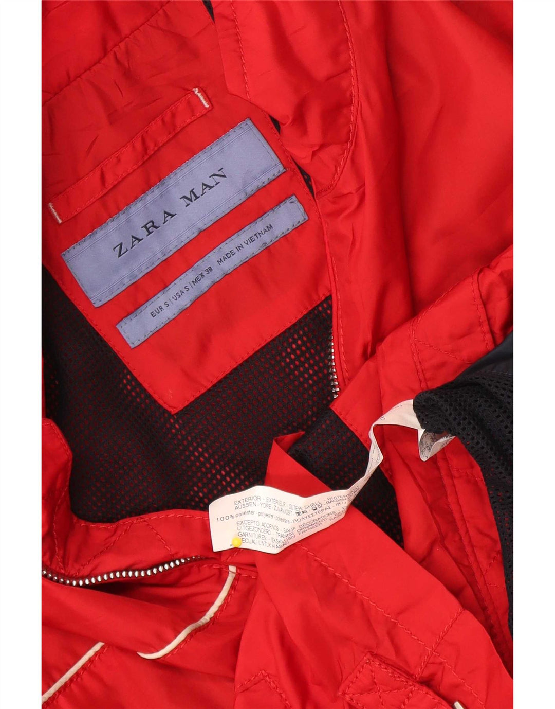 Zara Homme Survêtement Top Veste Petit Rouge Polyester