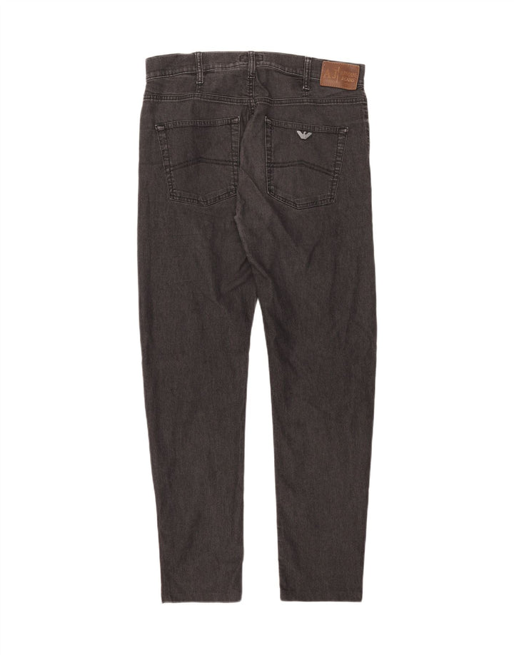 Armani Jeans Slim W33 L29 Homme Noir Coton