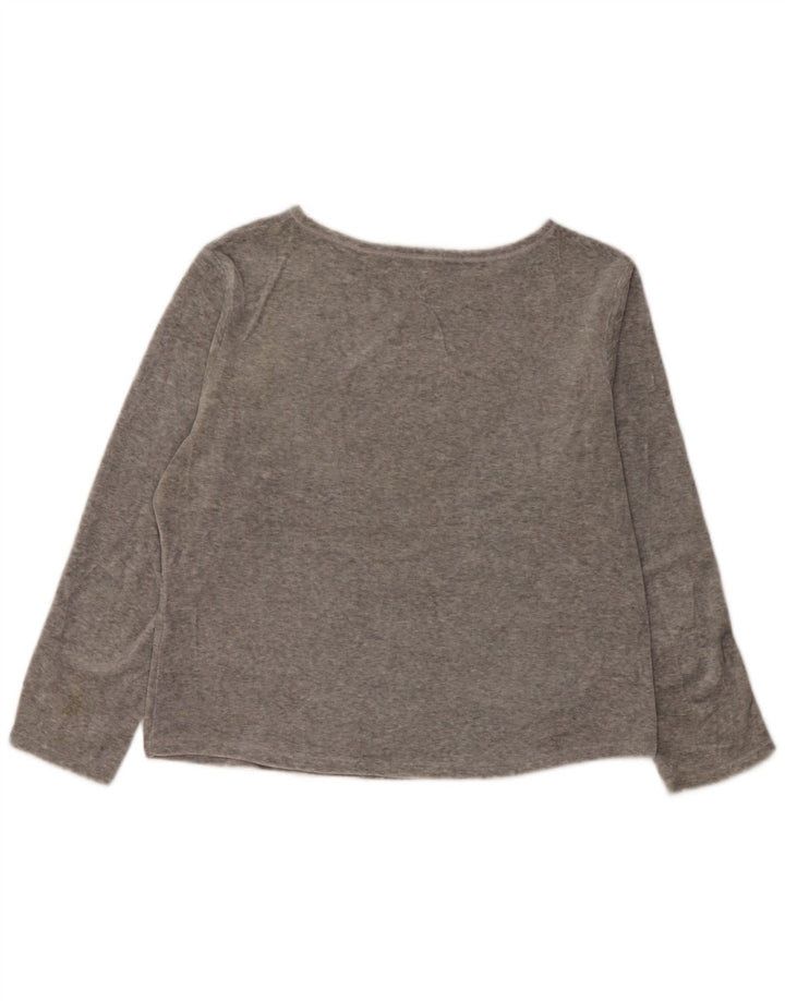 Marks & Spencer Haut à manches longues pour femme UK 44 Large Gris Polyester