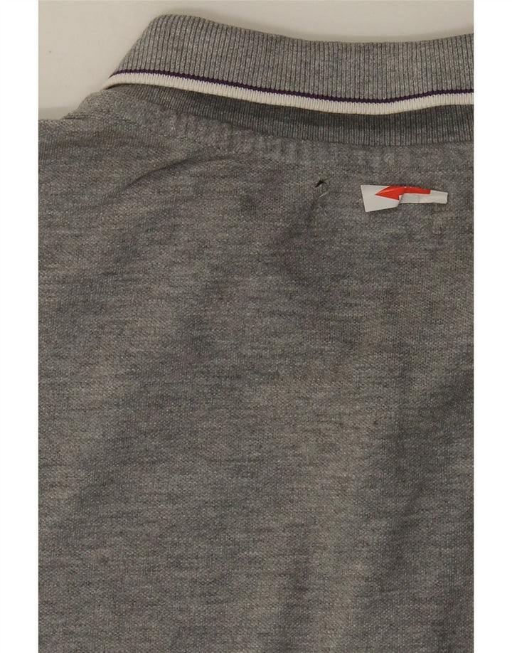 Kappa Polo à manches longues pour homme XL Gris
