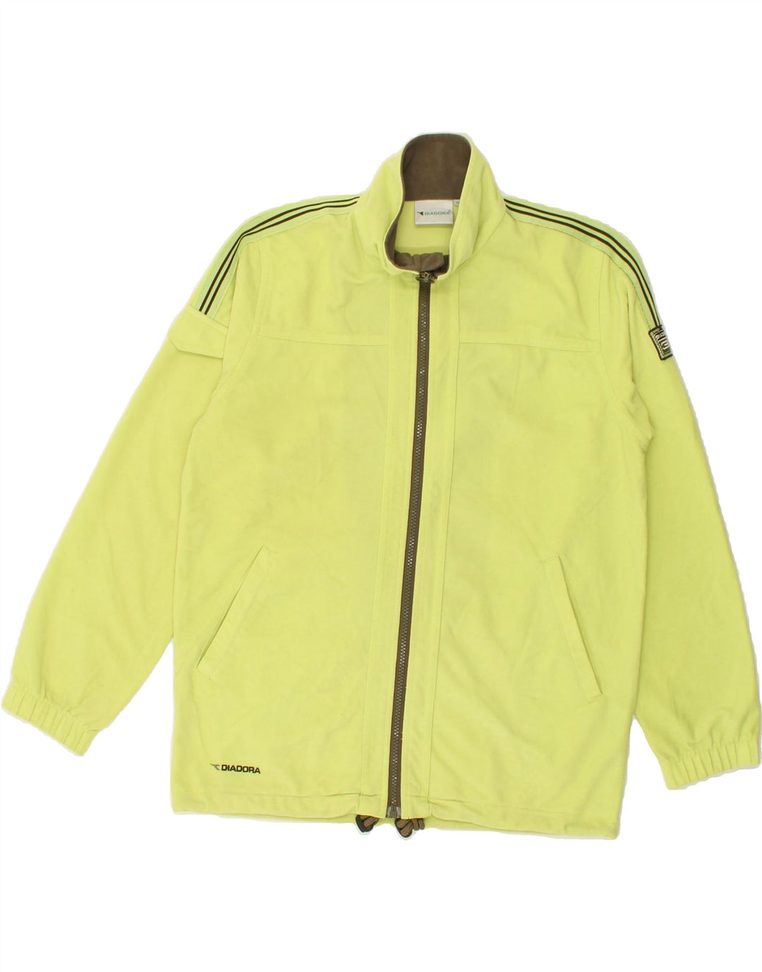 DIADORA Mens Tracksuit Top Jacket XS Green Polyester Vintage Diadora and Second-Hand Diadora from Messina Hembry 