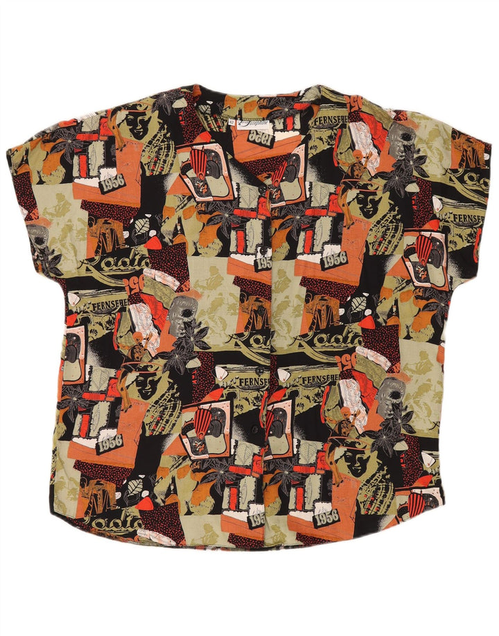 JERSEY JOSEPHINE Chemisier graphique pour femme EU 42 Large Multicolore