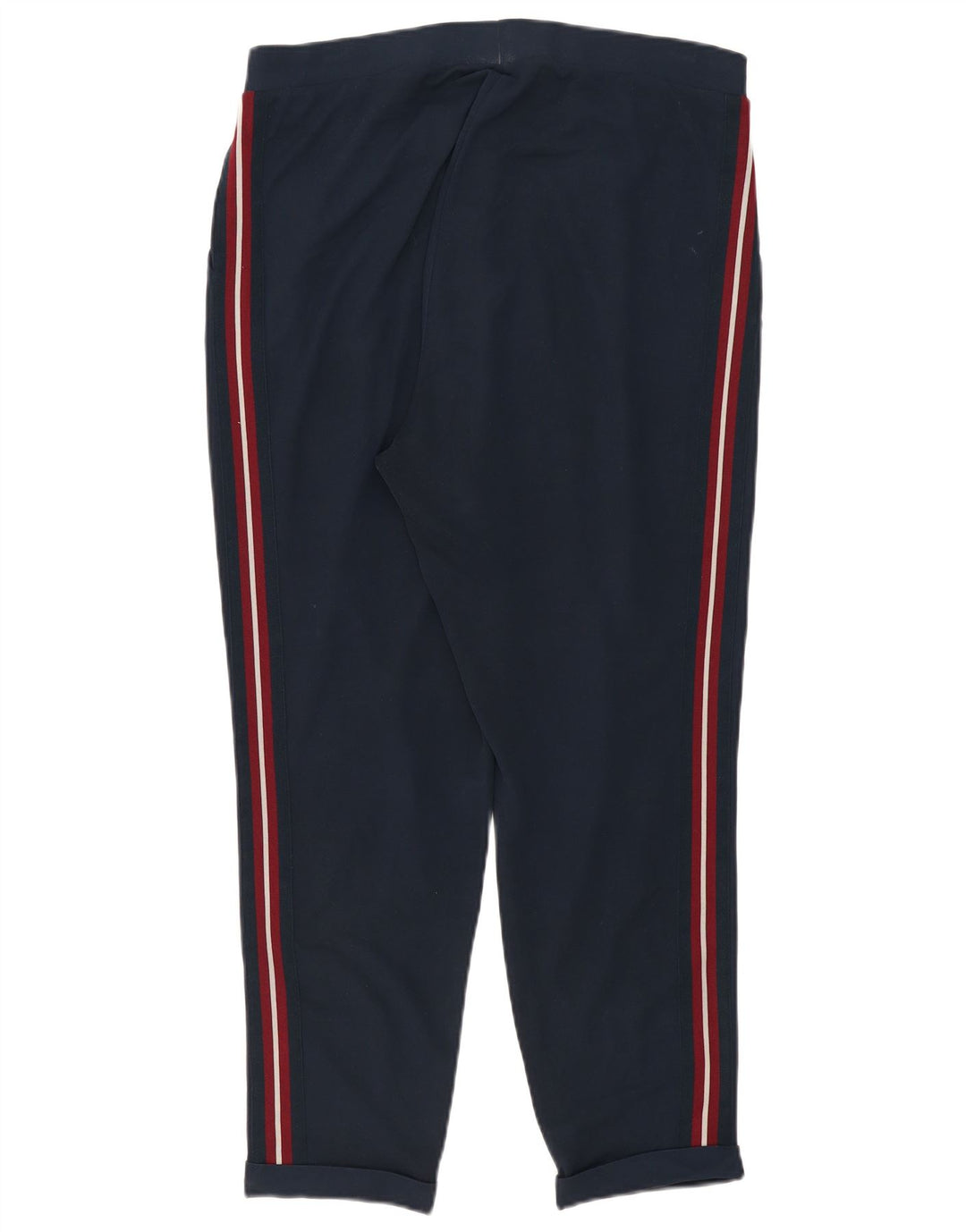 Marks & Spencer Pantalon décontracté slim pour femme W36 L28 Bleu marine