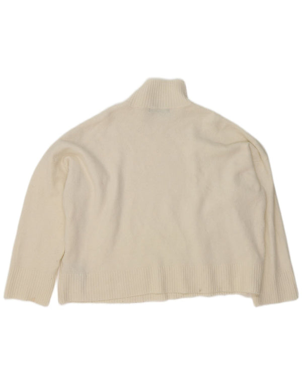 Marks & Spencer Pull col roulé pour femme UK 18 XL Beige Floral