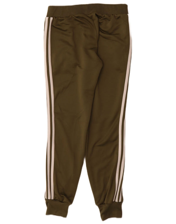 Adidas Pantalon de survêtement pour femme Joggers UK 10 Petit Vert Polyester
