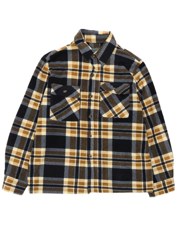 Auckland Chemise polaire homme XL bleu marine à carreaux