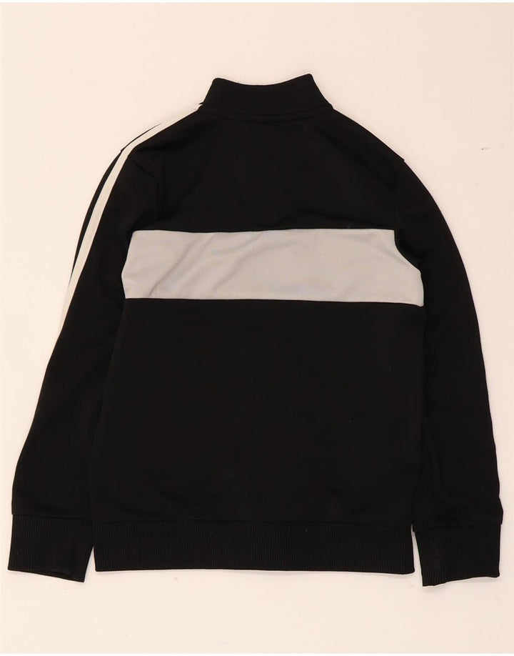 Adidas Veste de survêtement pour garçon 7-8 ans Noir Colourblock Polyester