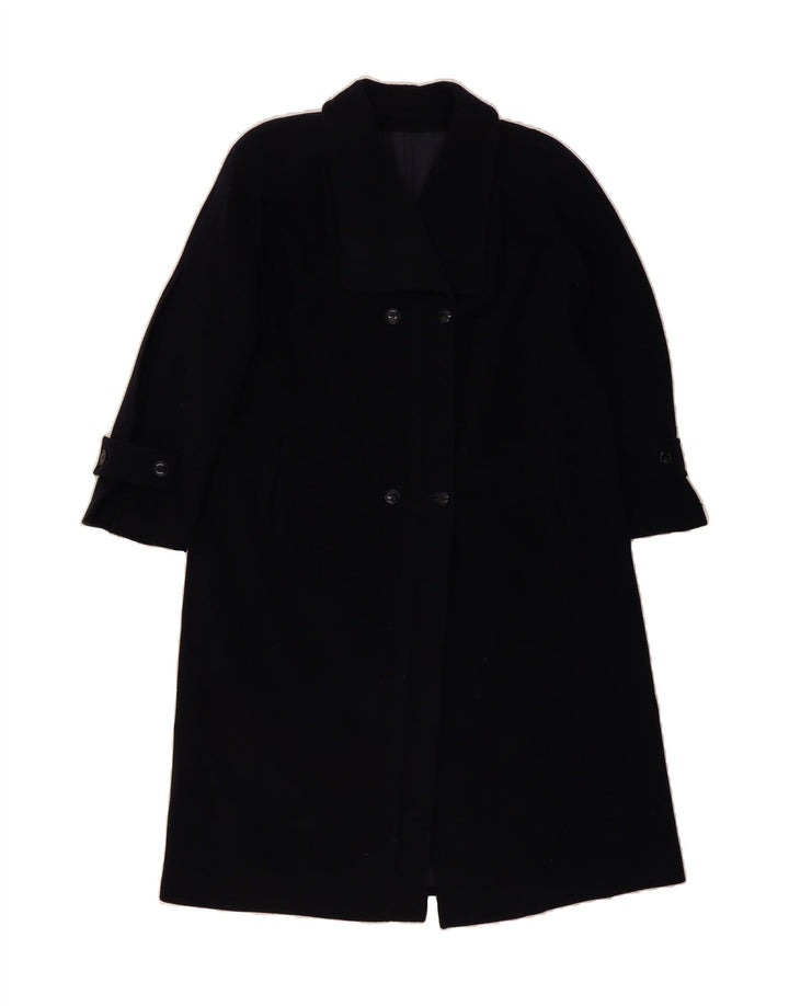 DORENE Womens Overcoat EU 34 XS Navy Blue Wool Vintage Dorene and Second-Hand Dorene from Messina Hembry 