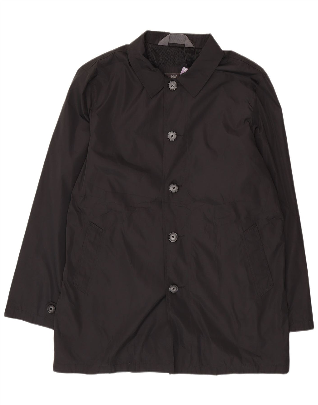 Marks & Spencer Veste de pluie pour homme UK 42 XL Noir Polyester