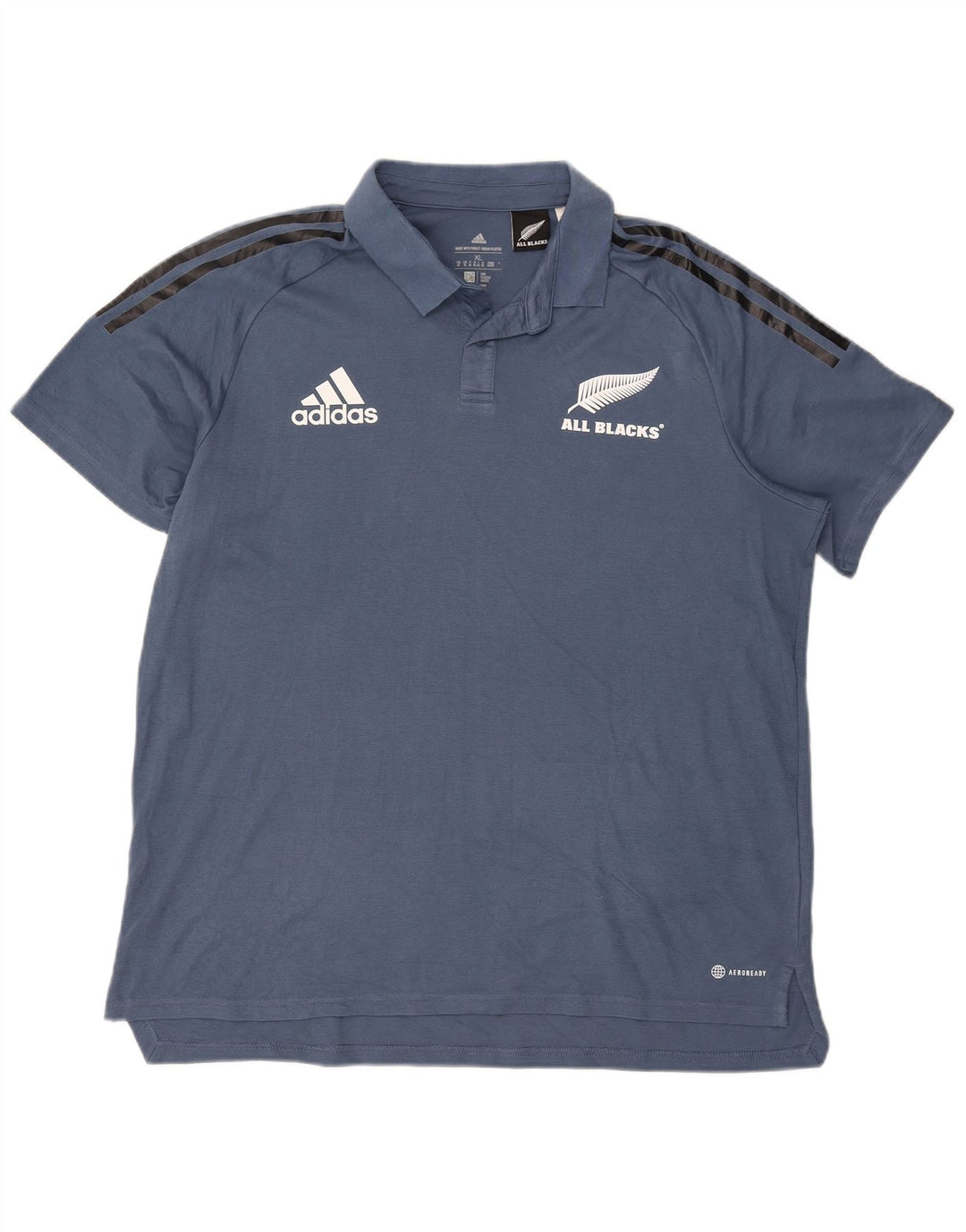 Adidas Polo Graphique All Blacks Homme XL Bleu Coton