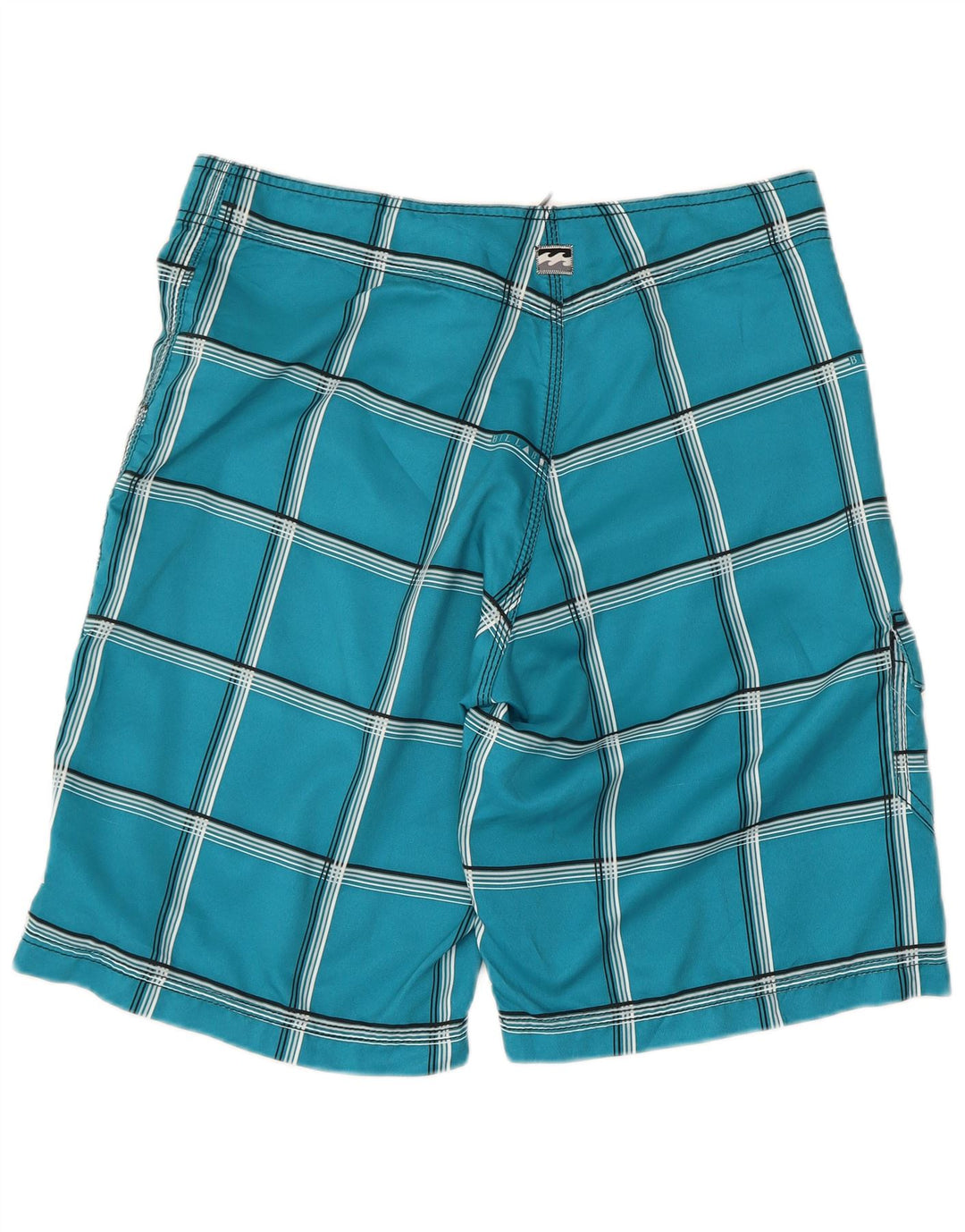 Billabong Short de bain pour homme en polyester à carreaux bleus