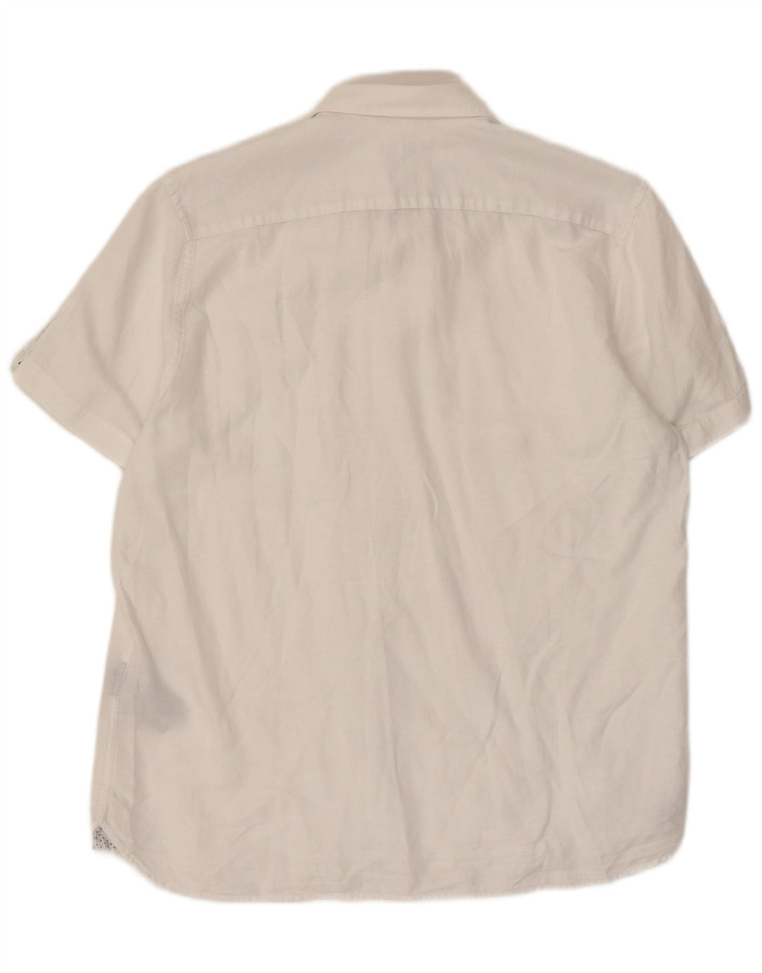 Ted Baker Chemise à manches courtes pour homme Taille 5 XL Coton blanc