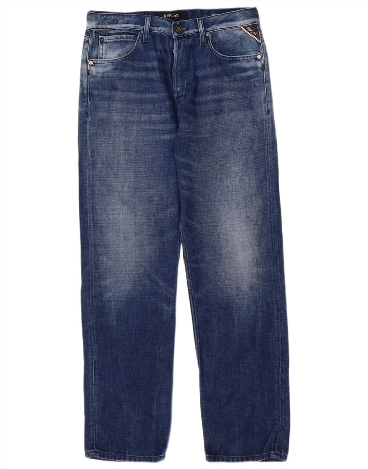 Replay Jean Droit Marillard Femme W27 L29 Bleu