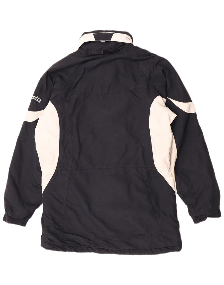 Columbia Veste matelassée surdimensionnée pour femme UK 10 Small Bleu marine Colourblock