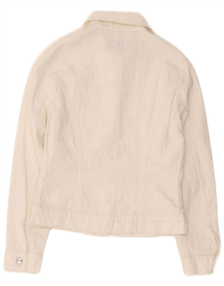 Charro Veste utilitaire fille 10-11 ans Polyester blanc moyen