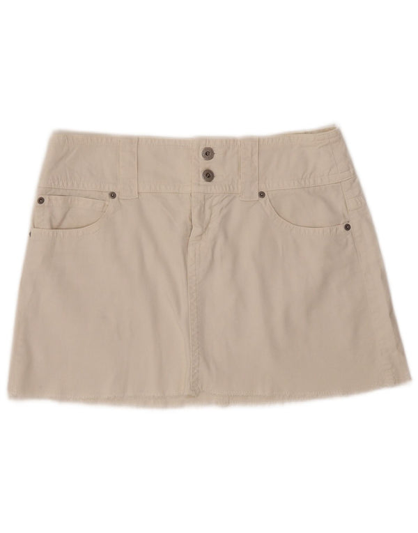 Guess Mini-jupe en jean pour femme Medium W32 Blanc