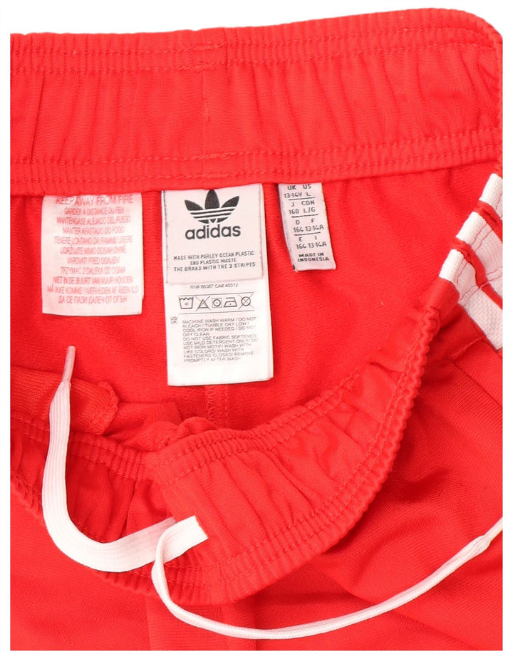 Adidas Pantalon de Survêtement Garçon Joggers 13-14 ans Rouge Polyester