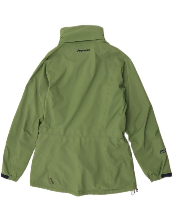 Veste de pluie Sprayway pour femme UK 12, vert moyen, polyester
