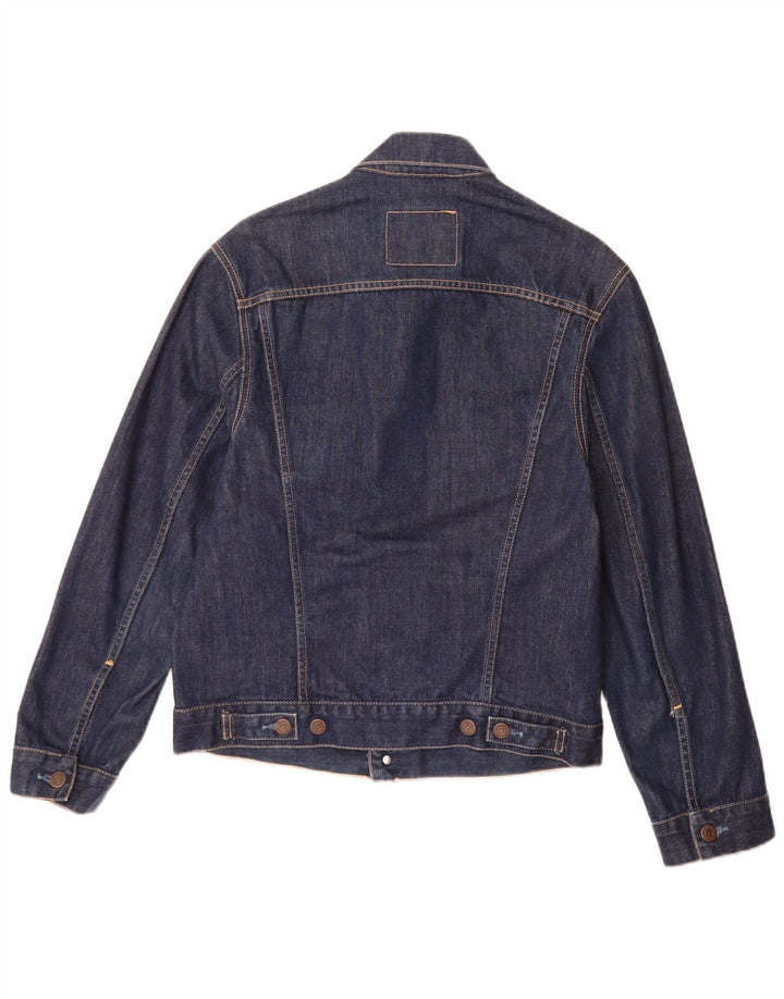 Levi's Veste en jean pour homme UK 36 Small Bleu marine Coton