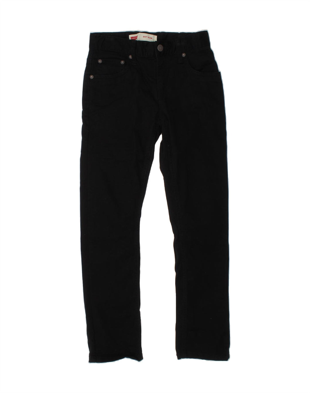 LEVI'S Boys 511 Slim Jeans 9-10 Years W25 L25 Black Cotton Vintage Levi's and Second-Hand Levi's from Messina Hembry 