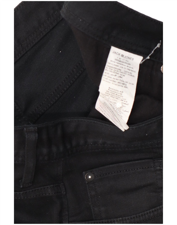 Jack & Jones Jean Slim Homme W33 L30 Noir Coton