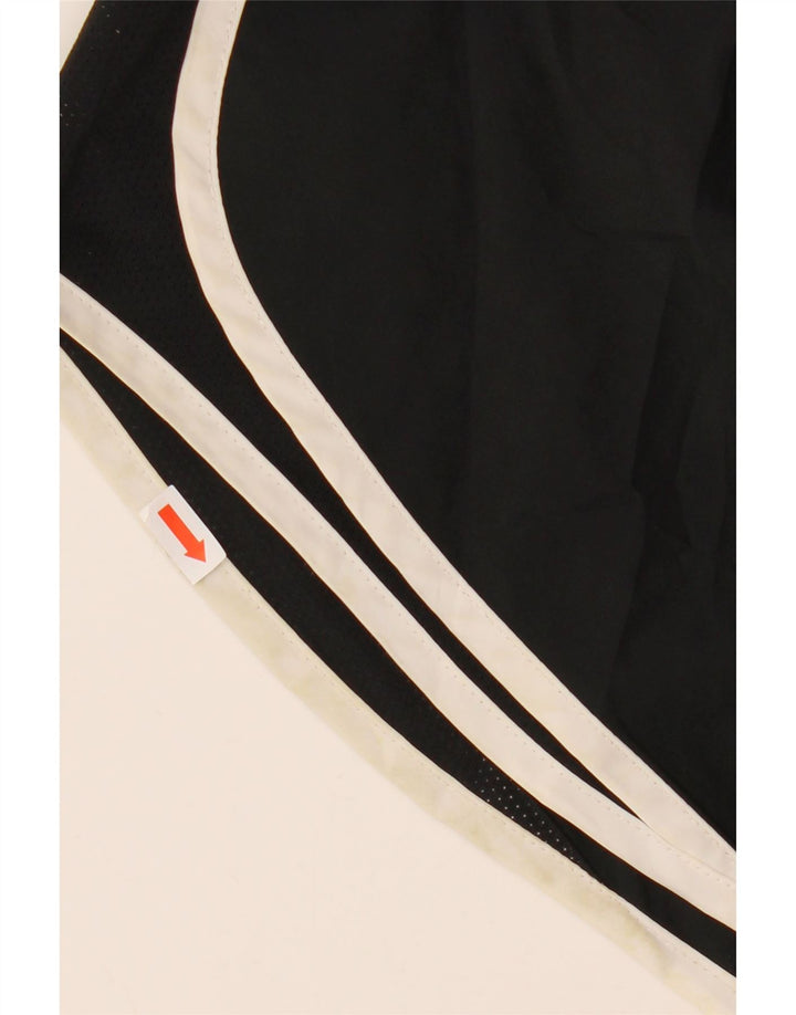 Nike Short de sport Dri Fit pour femme UK 14 Noir moyen Polyester