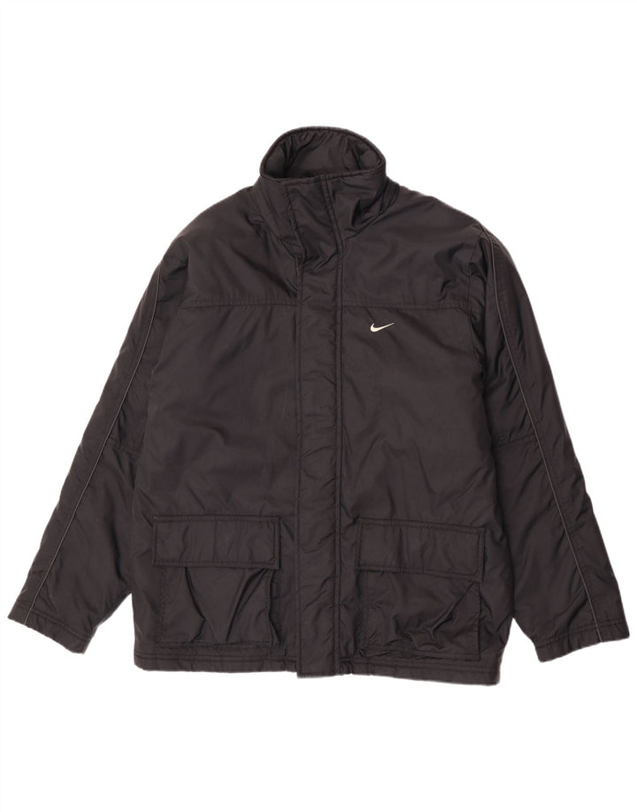 Nike Veste coupe-vent en nylon noir moyen pour homme