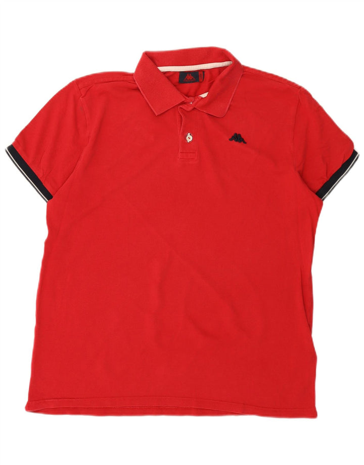 Kappa Polo Homme Grand Rouge Coton