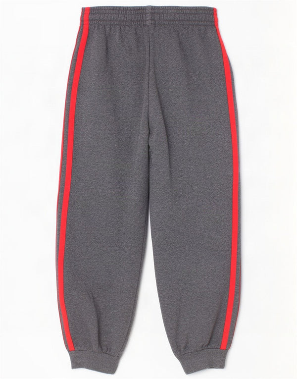 Adidas Pantalon de Survêtement Garçon Joggers 5-6 ans Gris Moucheté Coton