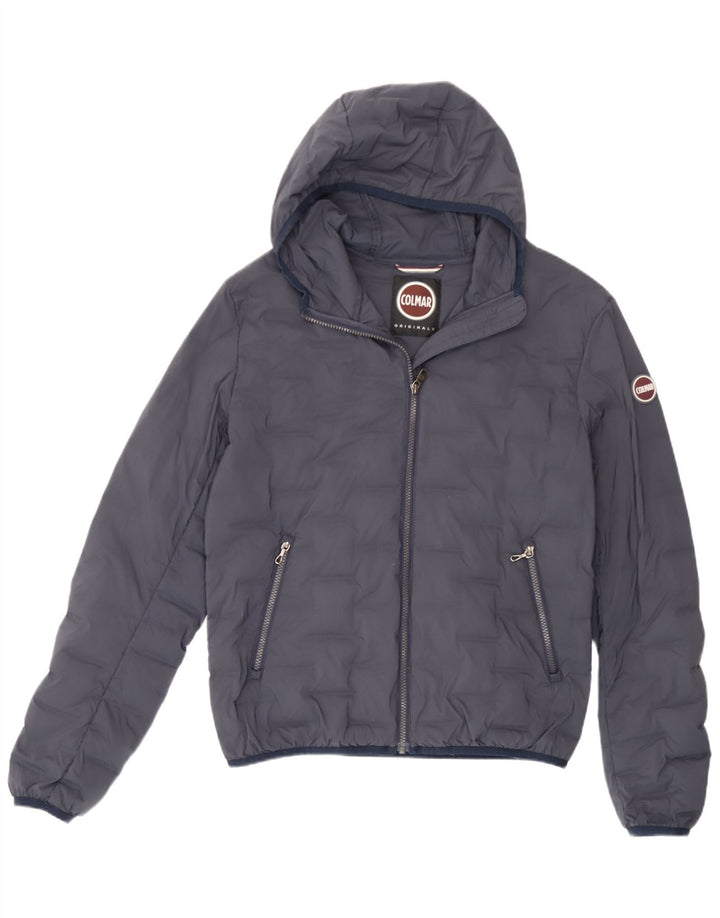 Colmar Doudoune À Capuche Femme IT 46 Large Bleu Marine Polyester