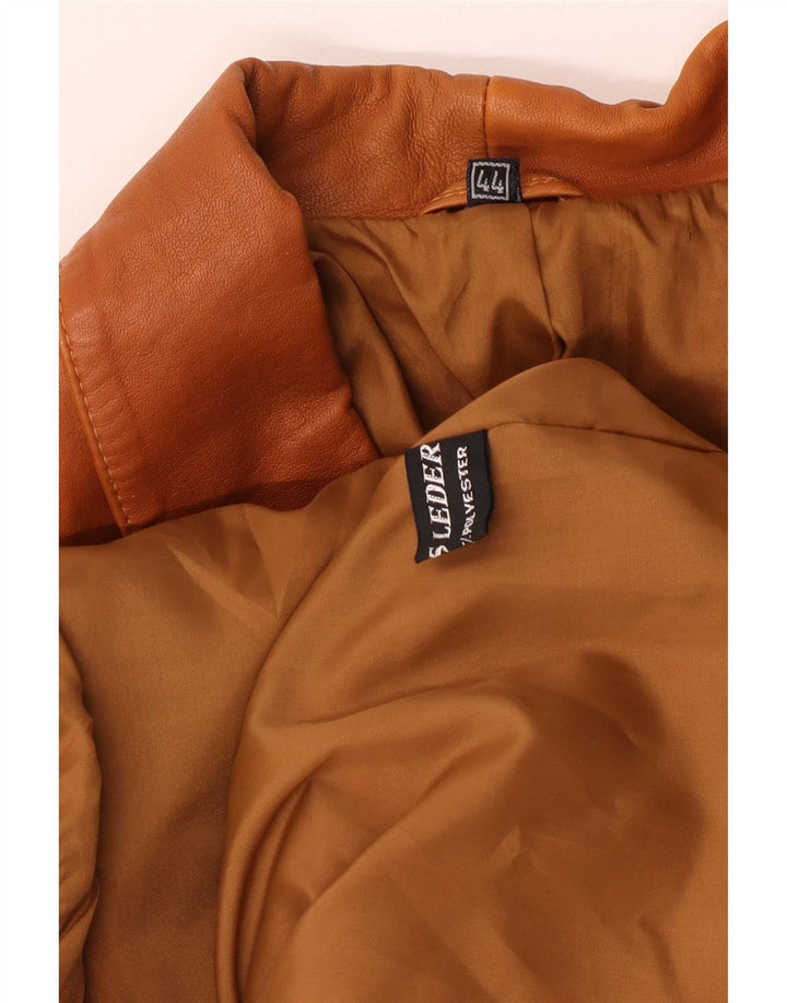 veste en cuir femme vintage EU 44 XL Marron