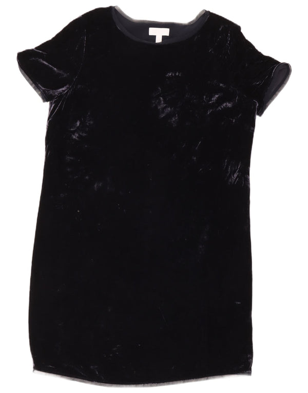 The White Company Robe droite en velours Label pour femme UK 14 Large Bleu marine