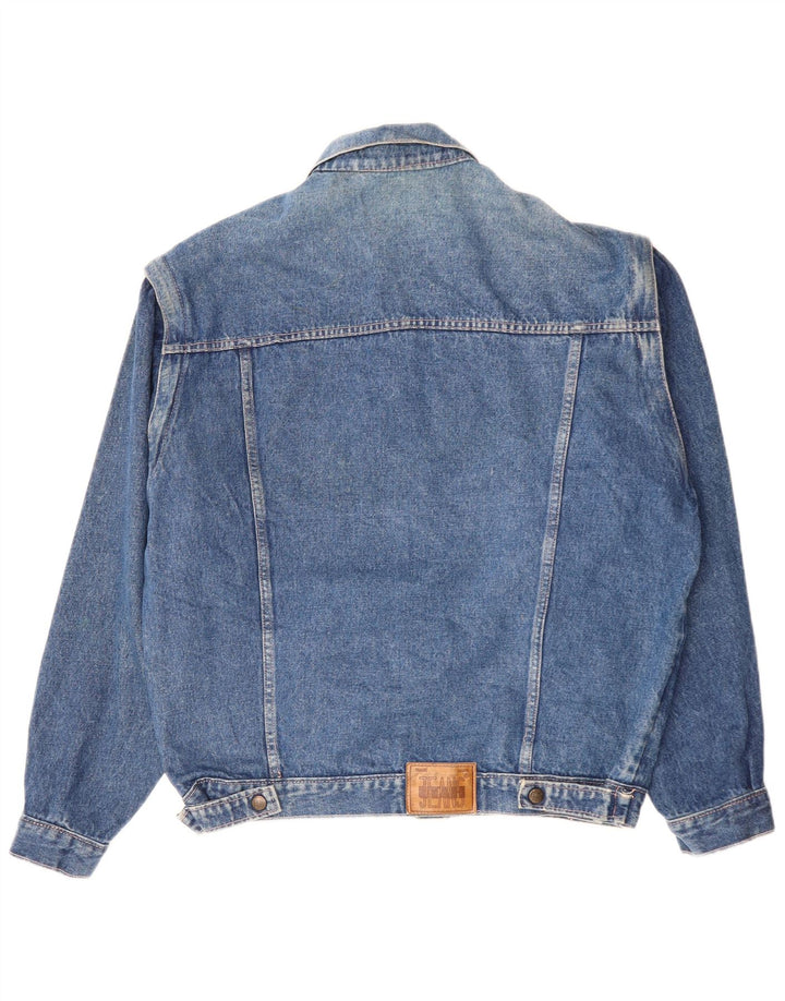 veste en denim homme vintage UK 40 Grand coton bleu