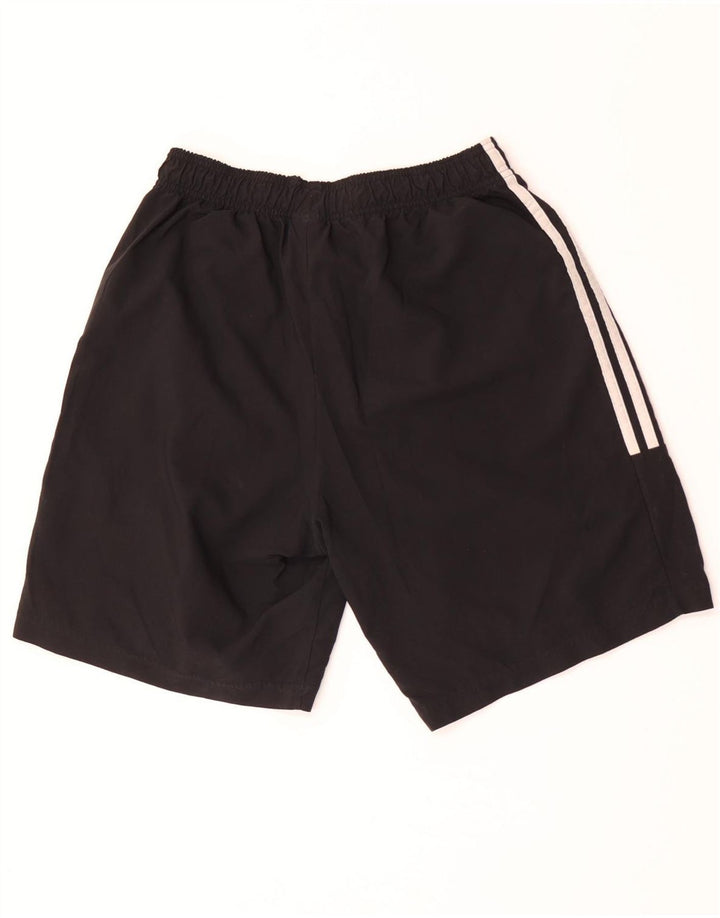 Adidas Short de sport pour homme UK 12 Medium Noir Polyester