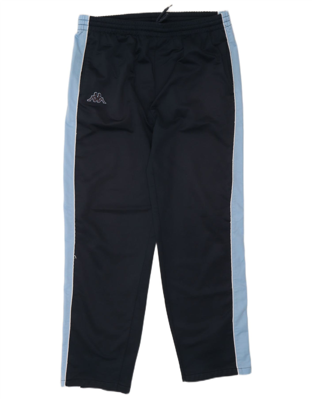 Kappa Pantalon de survêtement pour homme Pantalon de jogging Large Bleu marine Colorblock Polyester