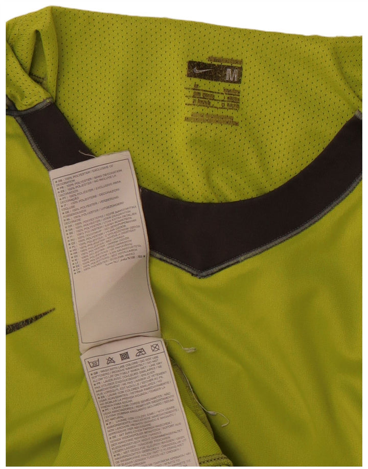 NIKE Homme Mercurial T-Shirt Top Vert Moyen Colorblock Polyester