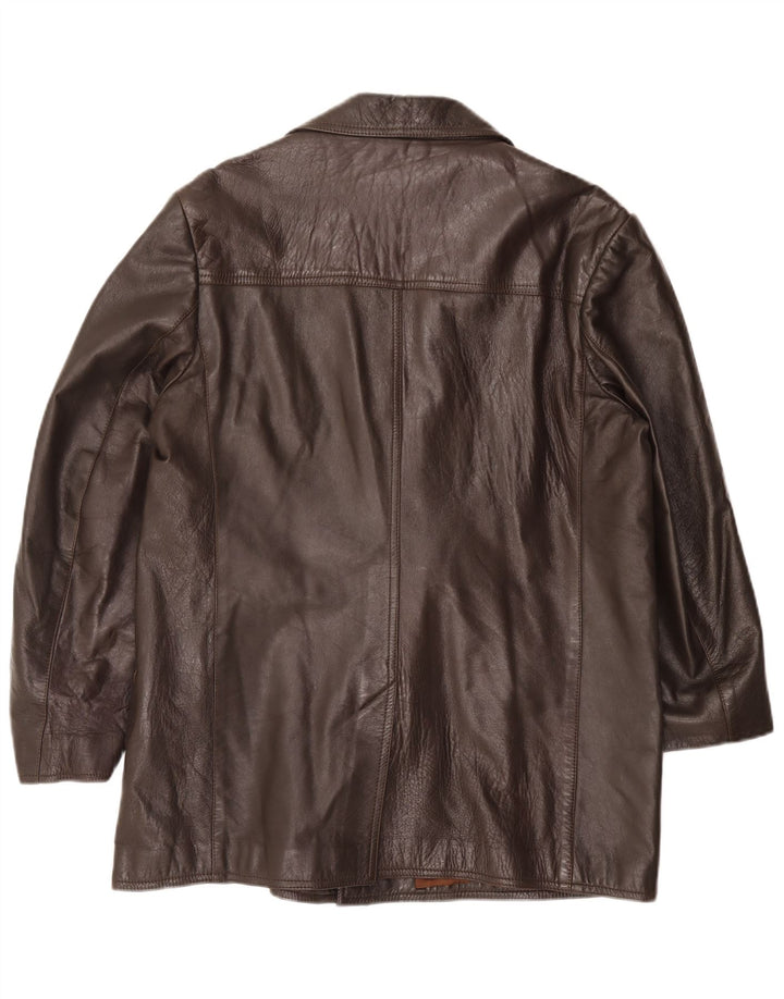 veste en cuir homme vintage UK 38 Brun moyen