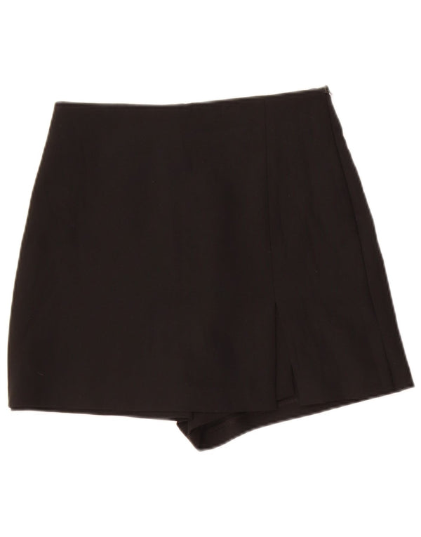 Zara Femme Jupe-short UK 8 Small Noir Polyester