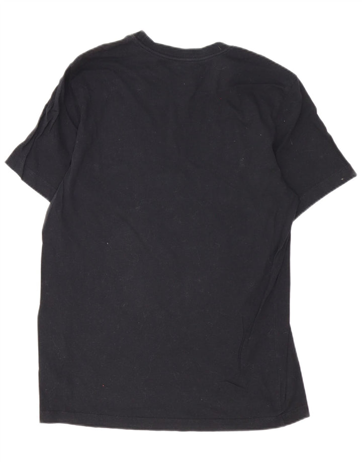 Nike T-shirt graphique Swoosh pour homme en coton noir moyen