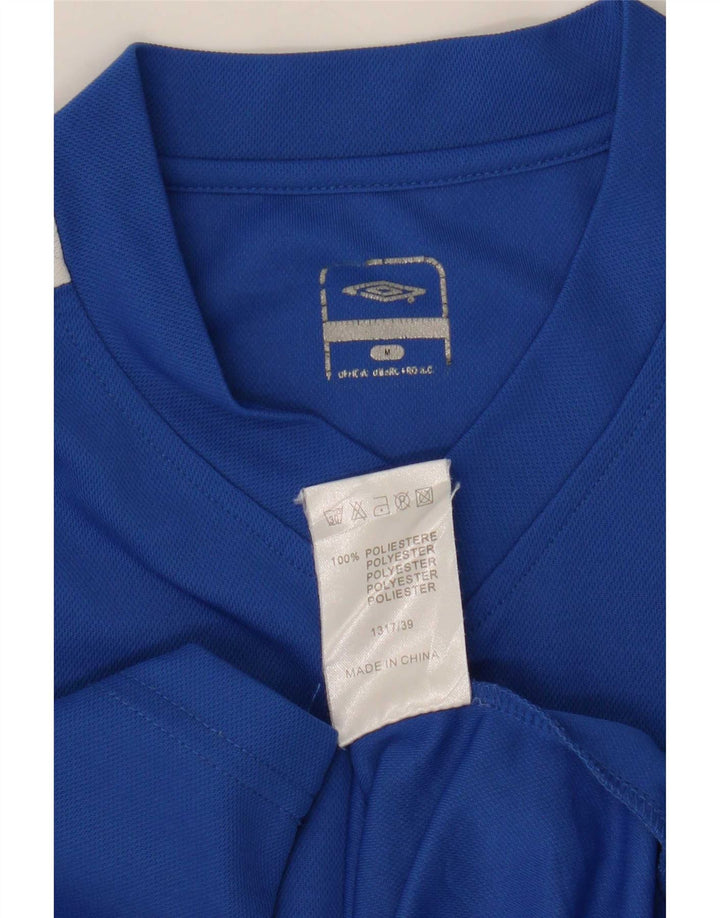 Umbro Haut à Manches Longues Homme Bleu Moyen Colorblock Polyester