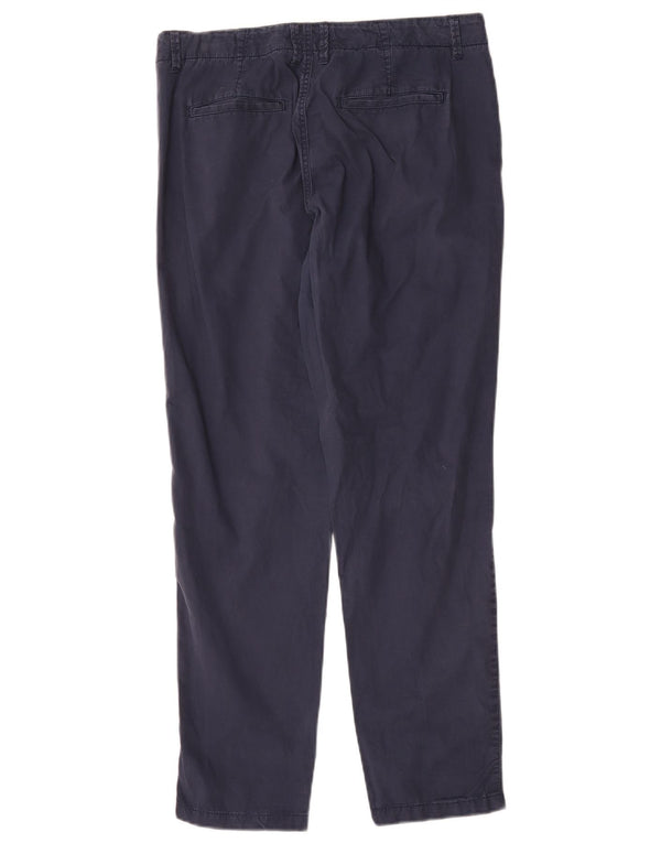 Marks & Spencer Pantalon chino slim pour femme UK 12 Medium W32 L29 Bleu marine